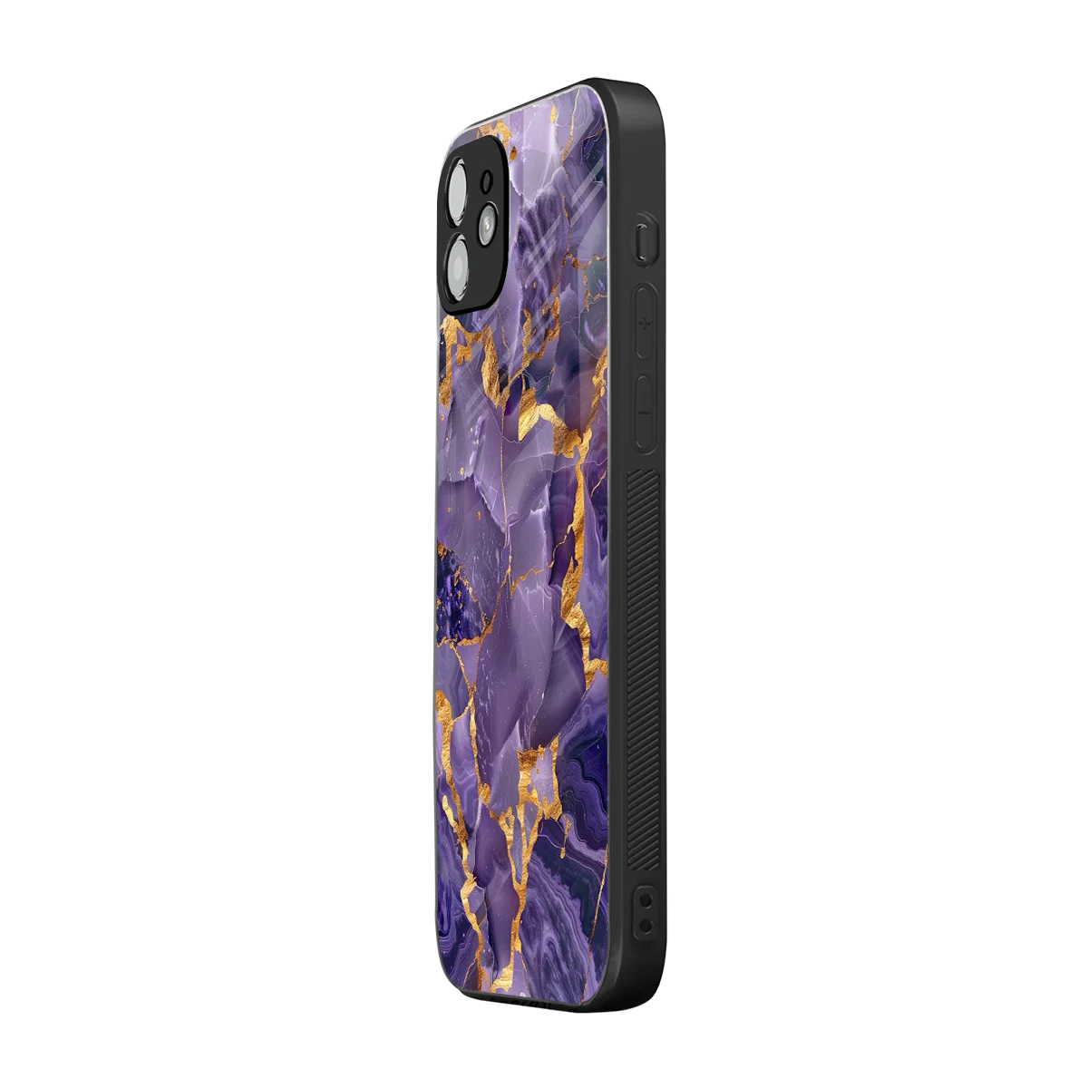 Royal Amethyst iphone 12 mobile cover | shockproof glass phone case
