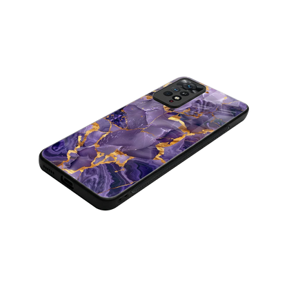 Royal Amethyst stylish phone case for redmi note 11 pro | glossy glass and slim fit