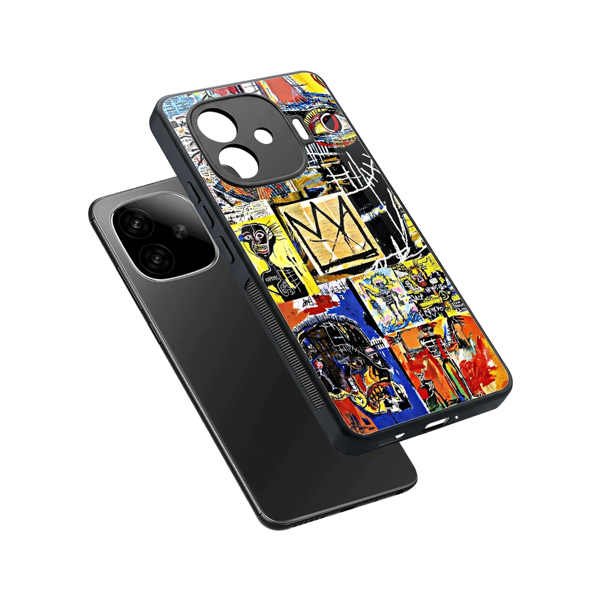 Royal Art sleek iqoo neo 10r 5g cover with tempered glass back and TPU edges