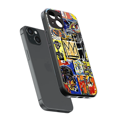 Royal Art sleek iphone 13 mini cover with tempered glass back and TPU edges