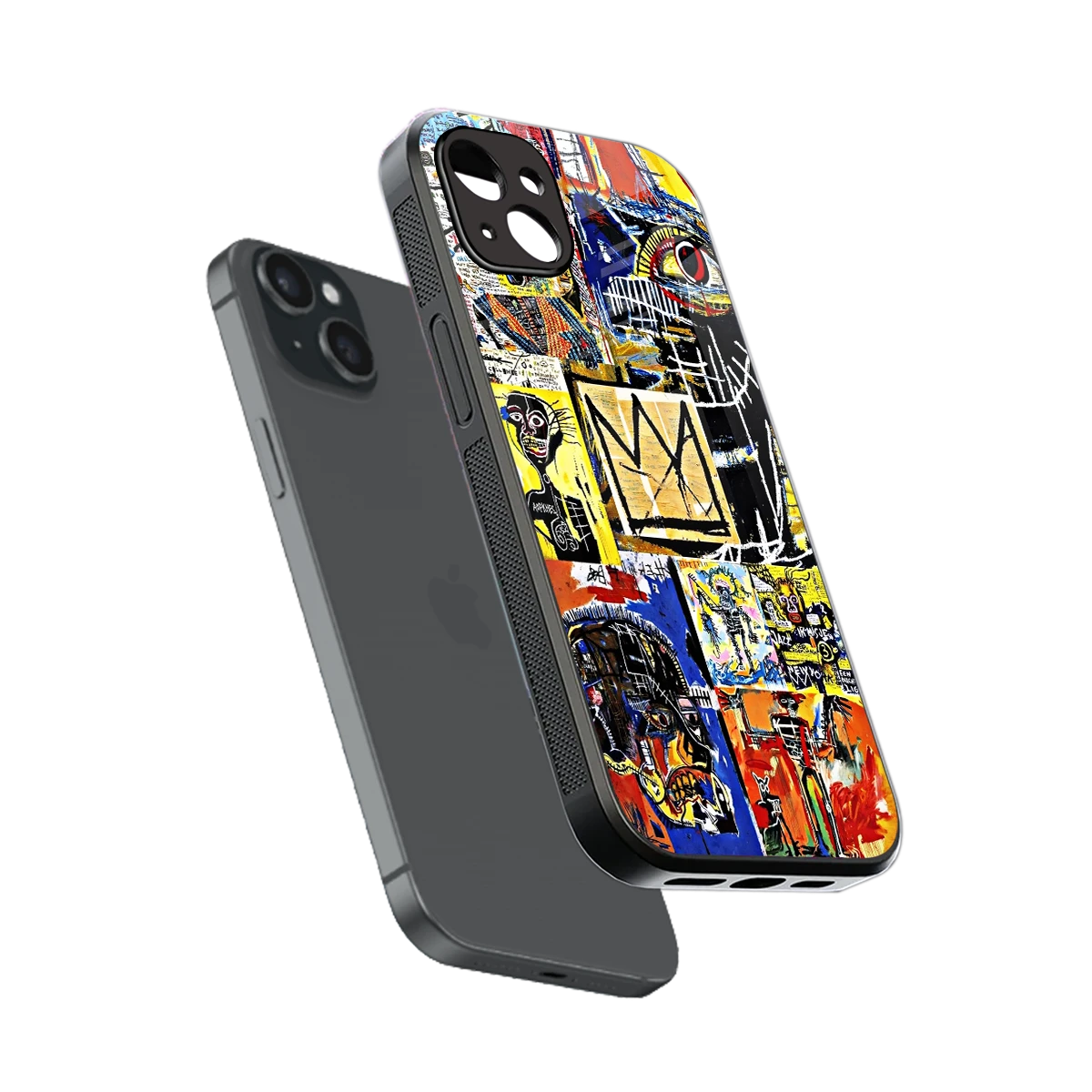 Royal Art sleek iphone 15 plus cover with tempered glass back and TPU edges