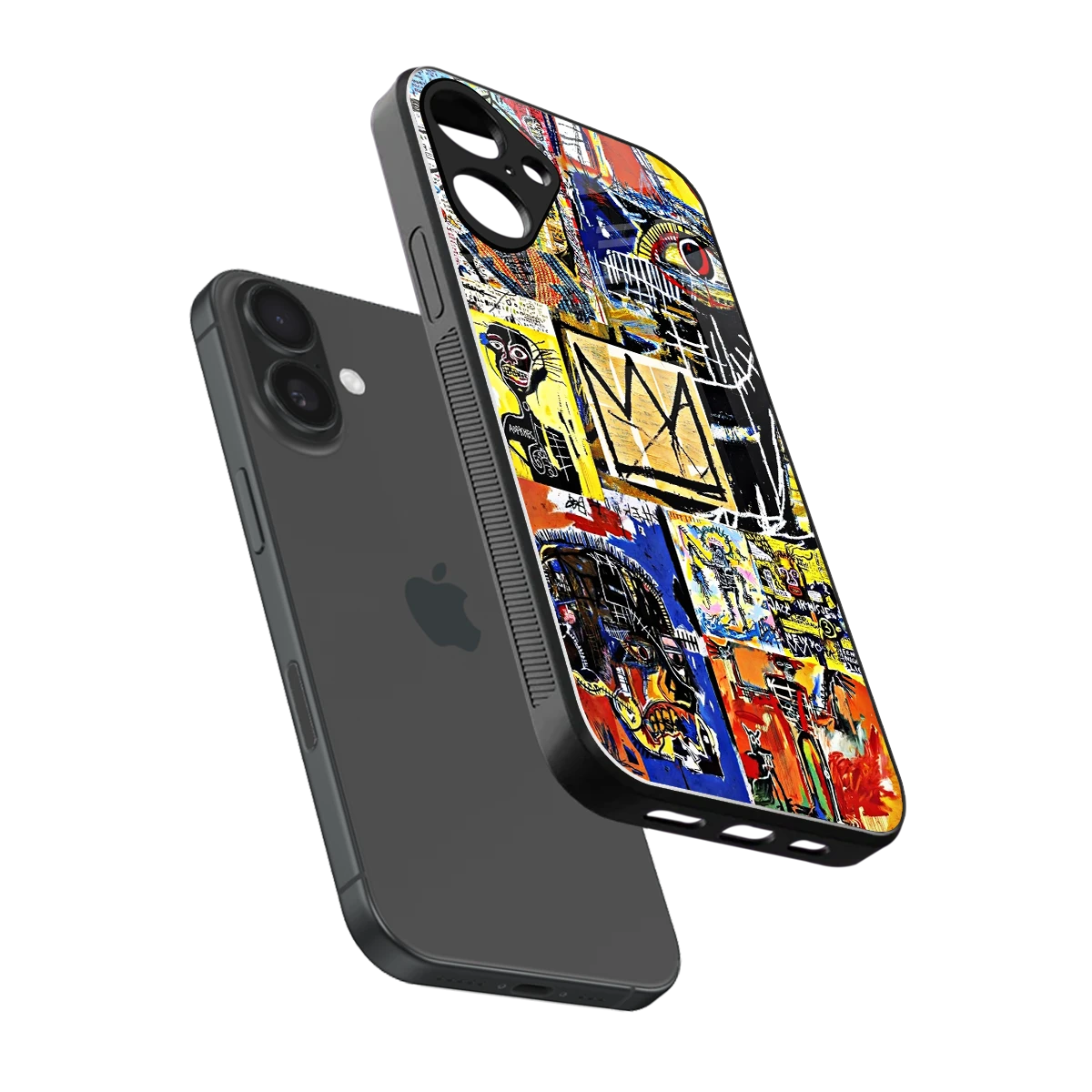 Royal Art sleek iphone 16 plus cover with tempered glass back and TPU edges