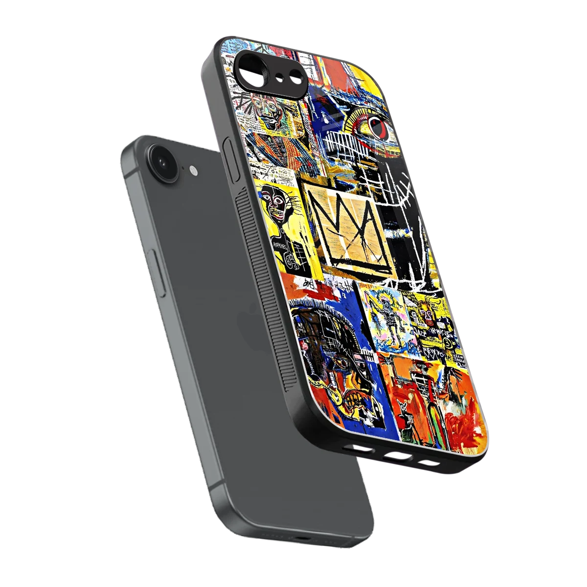Royal Art sleek iphone 16e cover with tempered glass back and TPU edges