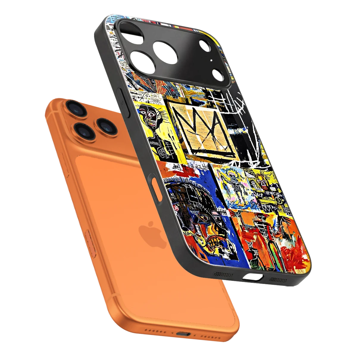 Royal Art sleek iphone 17 pro max cover with tempered glass back and TPU edges
