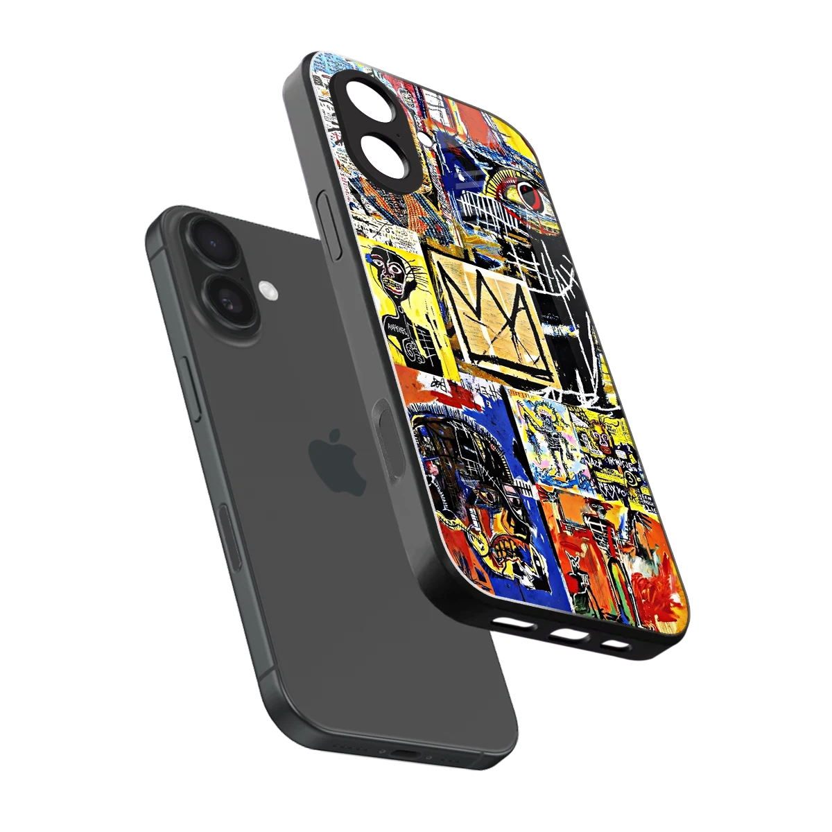 Royal Art sleek iphone 17 cover with tempered glass back and TPU edges
