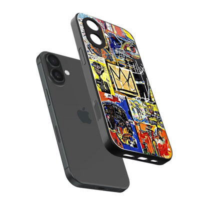 Royal Art sleek iphone 17 cover with tempered glass back and TPU edges