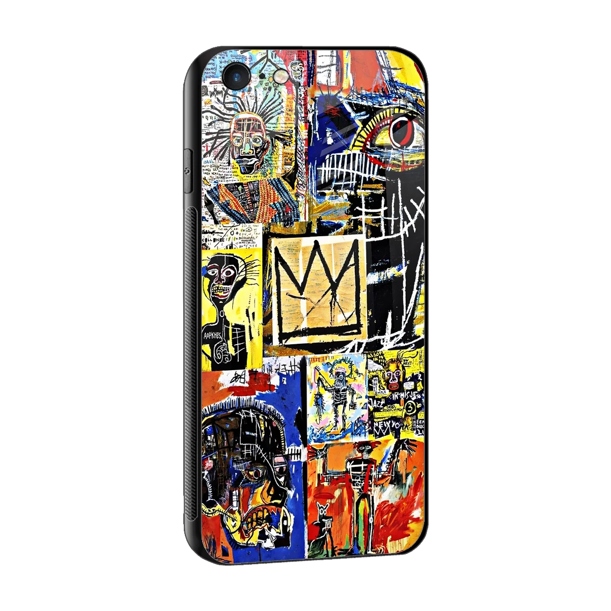 Royal Art sleek iphone 6s plus cover with tempered glass back and TPU edges