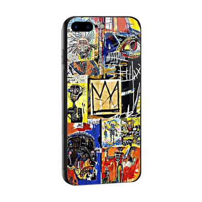Royal Art sleek iphone 8 plus cover with tempered glass back and TPU edges