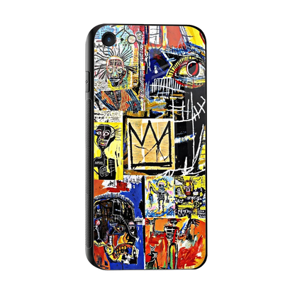 Royal Art sleek iphone 7 cover with tempered glass back and TPU edges