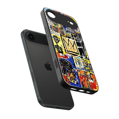 Royal Art sleek iphone air cover with tempered glass back and TPU edges