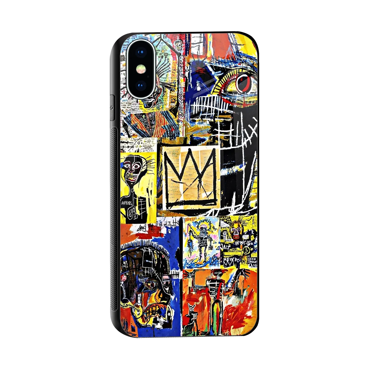 Royal Art sleek iphone x cover with tempered glass back and TPU edges