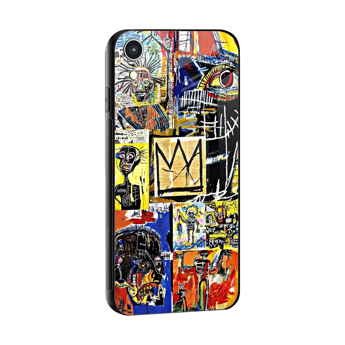 Royal Art sleek iphone xr cover with tempered glass back and TPU edges