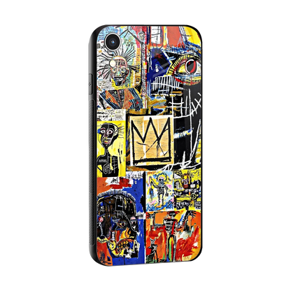Royal Art sleek iphone xr cover with tempered glass back and TPU edges