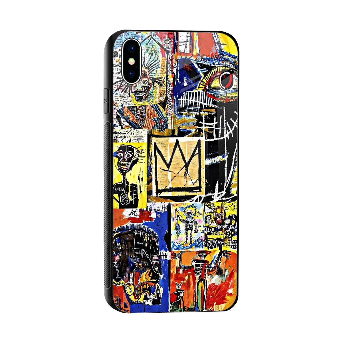 Royal Art sleek iphone xs max cover with tempered glass back and TPU edges
