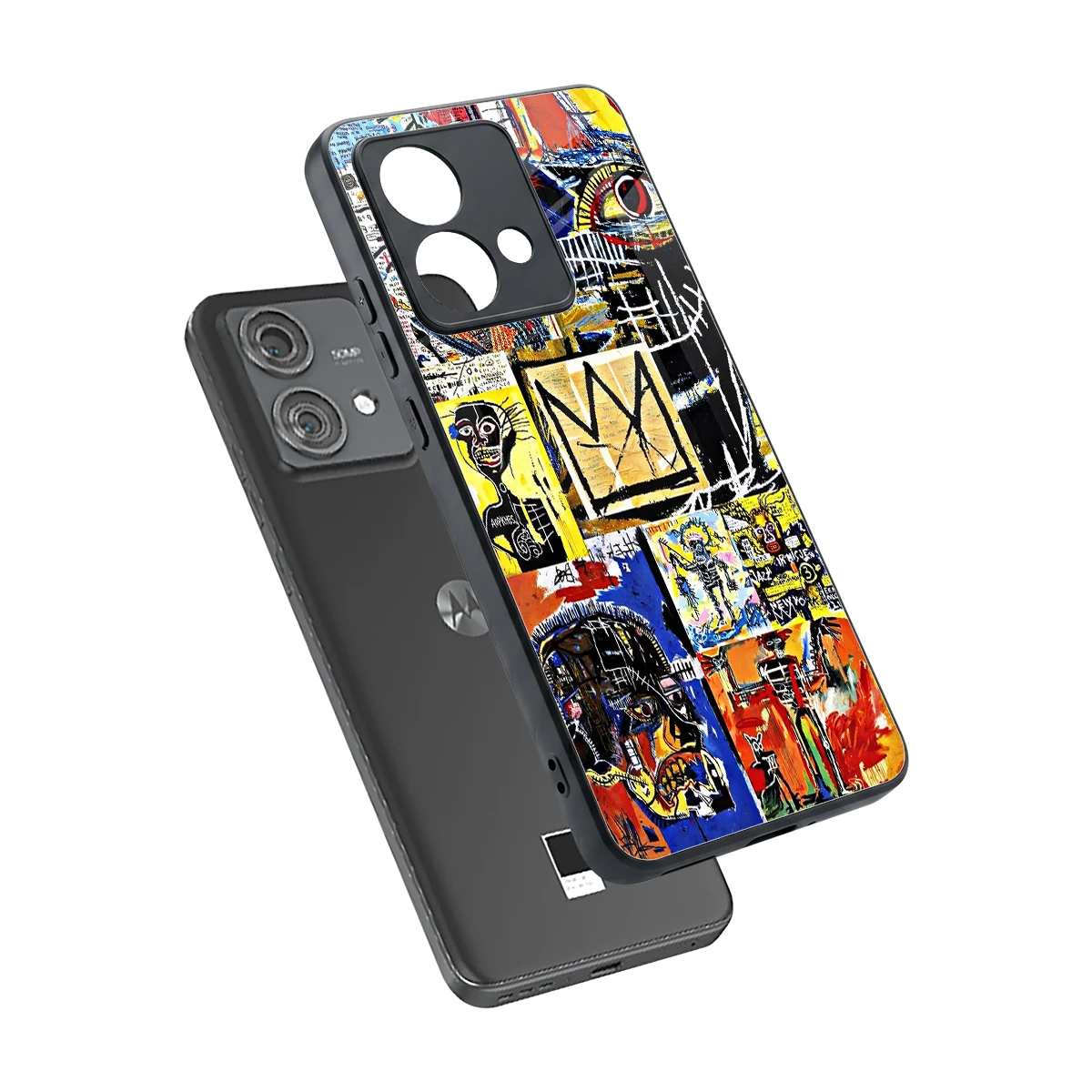 Royal Art sleek motorola edge 40 neo 5g cover with tempered glass back and TPU edges