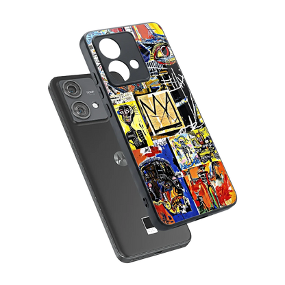 Royal Art sleek motorola edge 40 neo 5g cover with tempered glass back and TPU edges