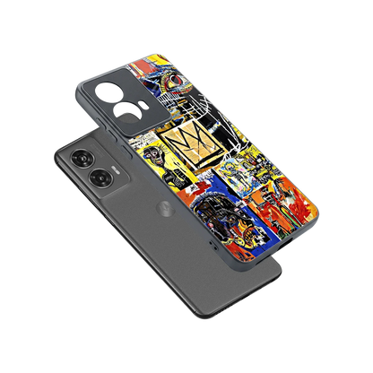 Royal Art sleek motorola edge 50 fusion cover with tempered glass back and TPU edges