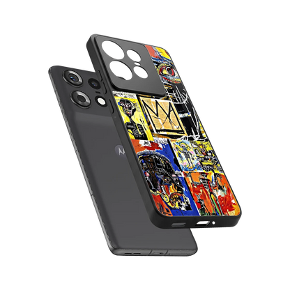 Royal Art sleek motorola edge 50 pro cover with tempered glass back and TPU edges