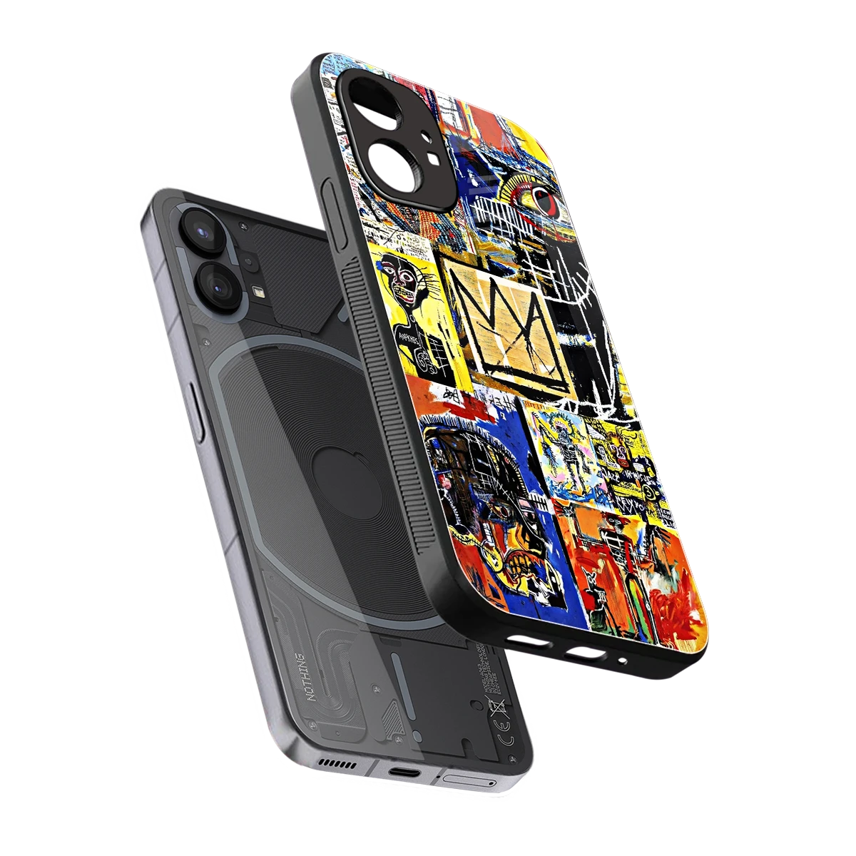 Royal Art sleek nothing phone 1 cover with tempered glass back and TPU edges