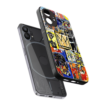Royal Art sleek nothing phone 1 cover with tempered glass back and TPU edges