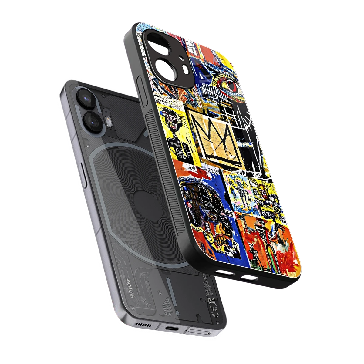Royal Art sleek nothing phone 2 cover with tempered glass back and TPU edges