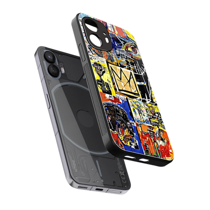 Royal Art sleek nothing phone 2 cover with tempered glass back and TPU edges