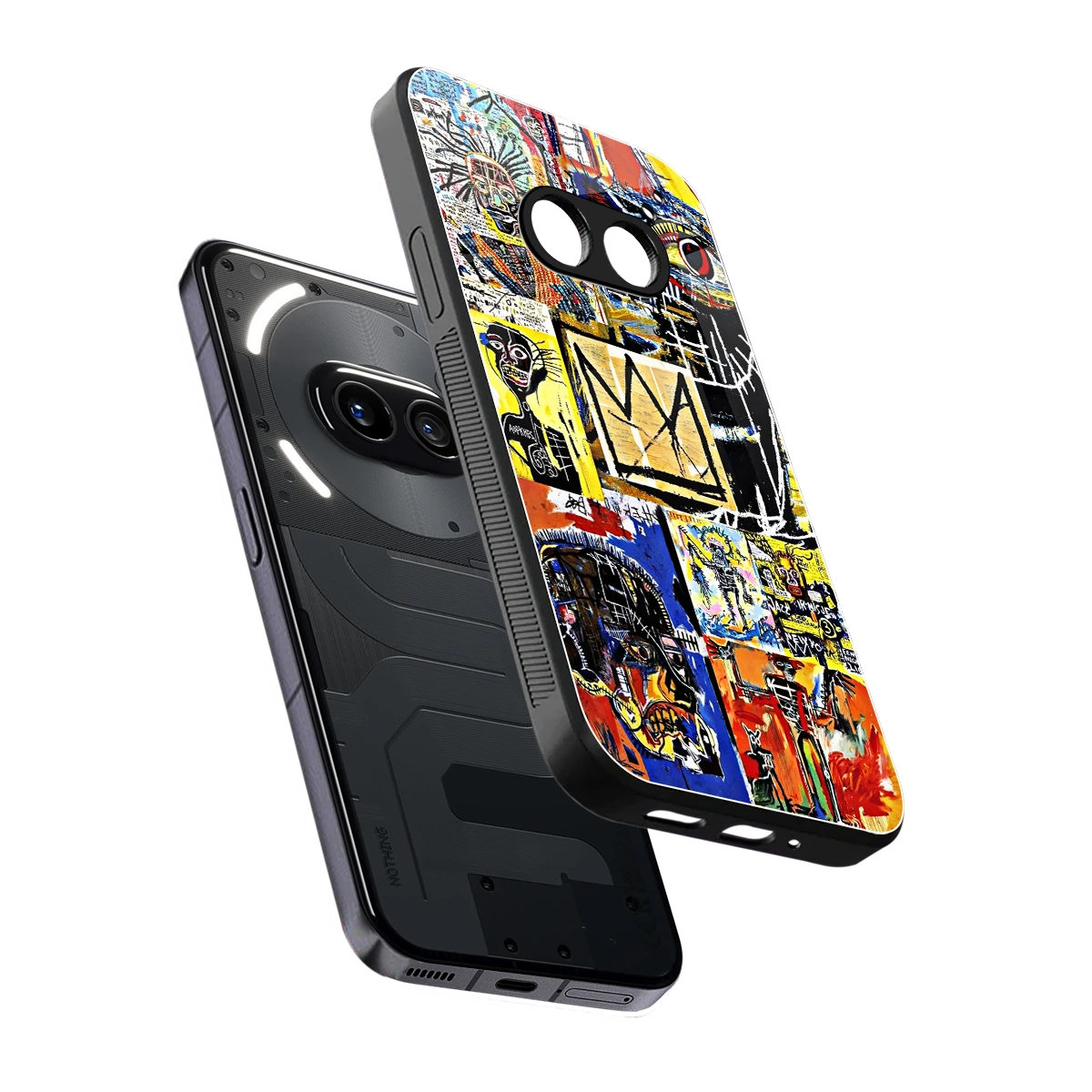Royal Art sleek nothing phone 2a plus cover with tempered glass back and TPU edges