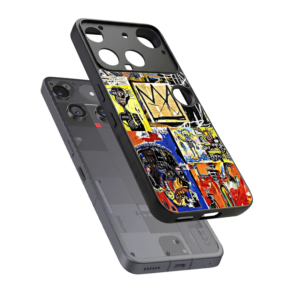 Royal Art sleek nothing phone 3 cover with tempered glass back and TPU edges