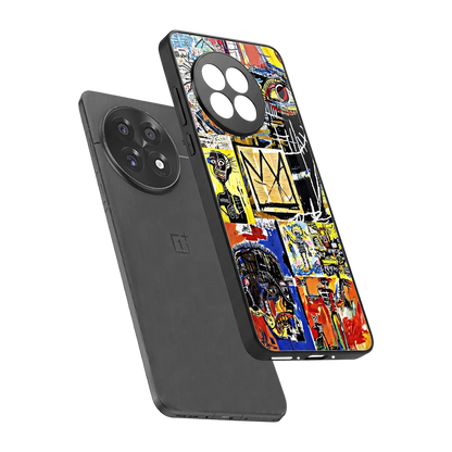 Royal Art sleek oneplus 13r cover with tempered glass back and TPU edges
