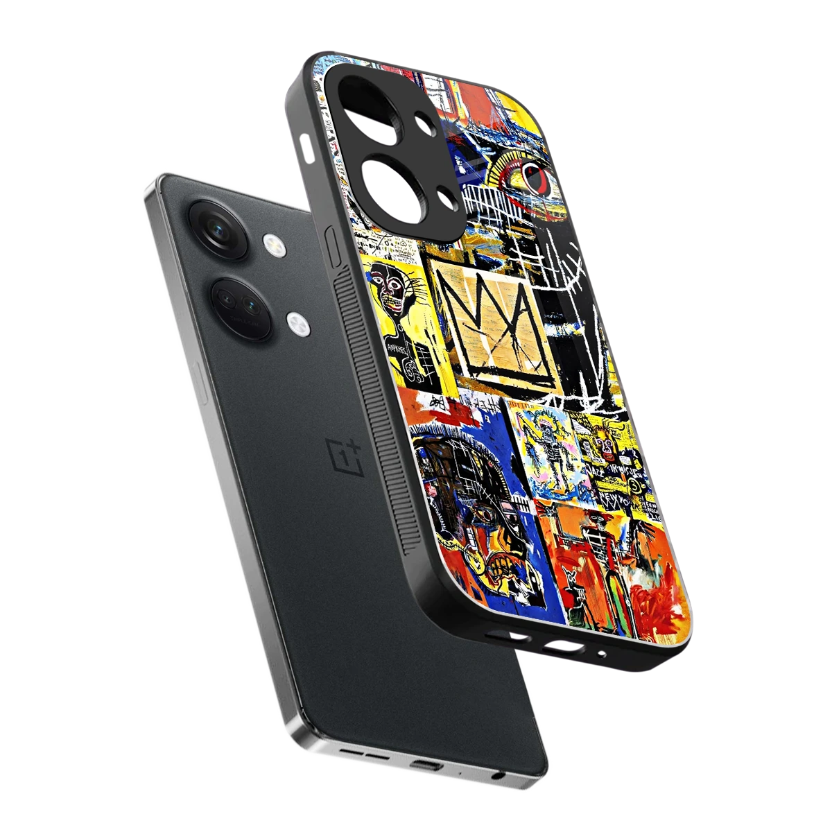 Royal Art sleek oneplus nord 3 cover with tempered glass back and TPU edges