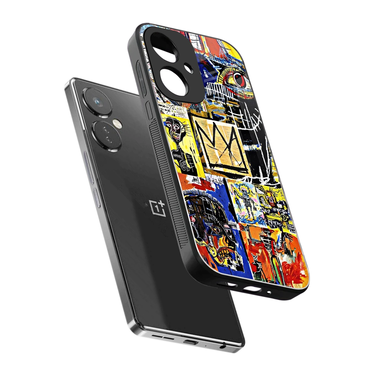 Royal Art sleek oneplus nord ce 3 cover with tempered glass back and TPU edges