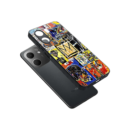 Royal Art sleek oppo a5x 5g cover with tempered glass back and TPU edges