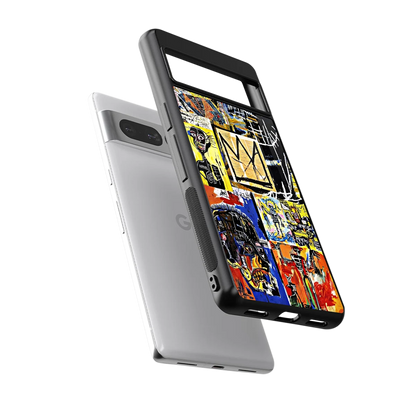 Royal Art sleek google pixel 7 pro cover with tempered glass back and TPU edges