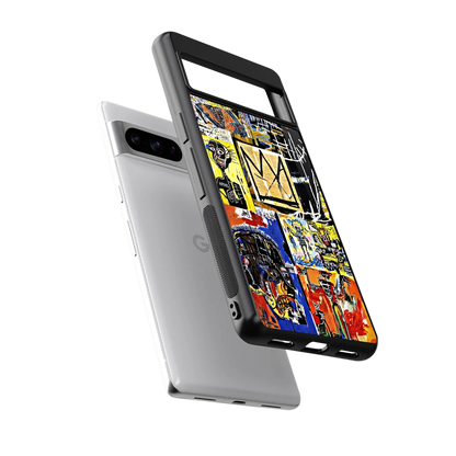 Royal Art sleek google pixel 8 pro cover with tempered glass back and TPU edges