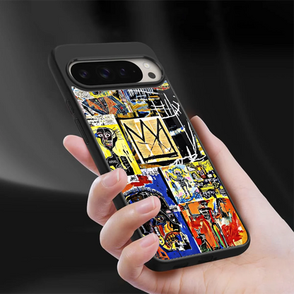 Royal Art sleek google pixel 9 pro cover with tempered glass back and TPU edges