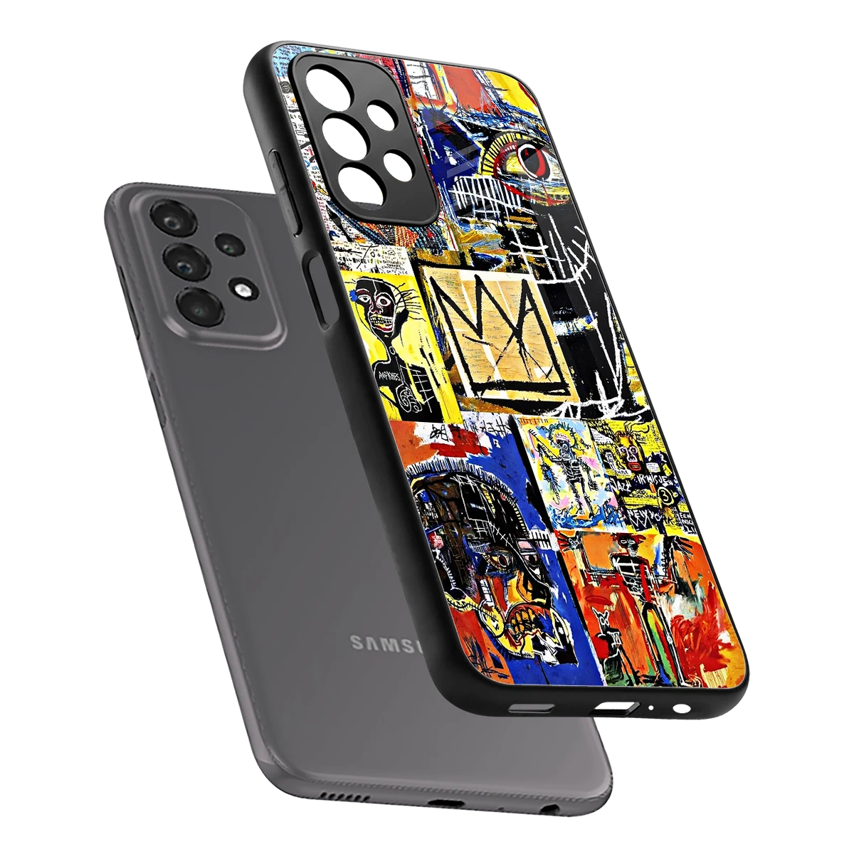 Royal Art sleek samsung galaxy a23 cover with tempered glass back and TPU edges