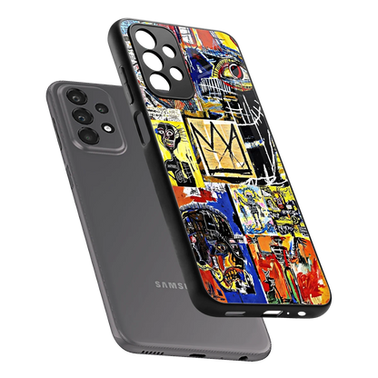 Royal Art sleek samsung galaxy a23 cover with tempered glass back and TPU edges