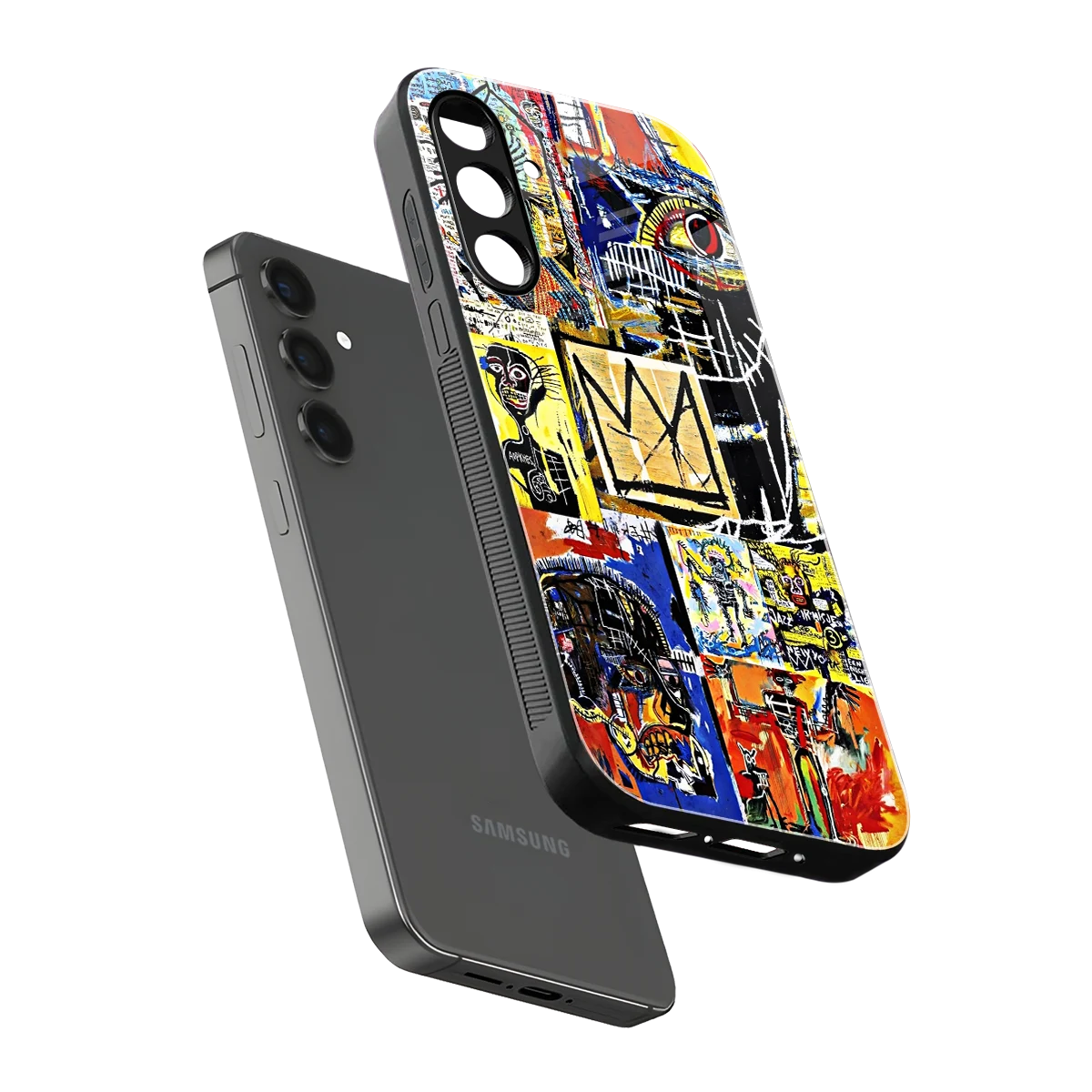 Royal Art sleek samsung galaxy a55 5g cover with tempered glass back and TPU edges