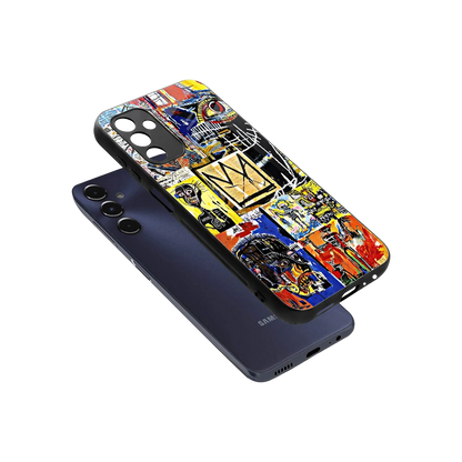Royal Art sleek samsung galaxy m14 5g cover with tempered glass back and TPU edges