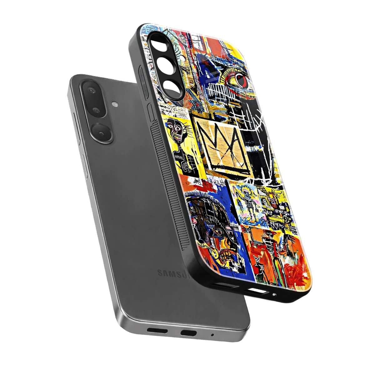 Royal Art sleek samsung galaxy m36 5g cover with tempered glass back and TPU edges