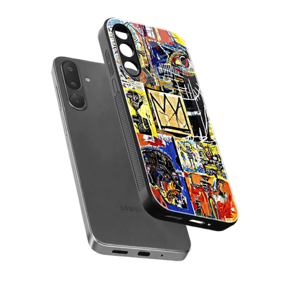 Royal Art sleek samsung galaxy m36 5g cover with tempered glass back and TPU edges