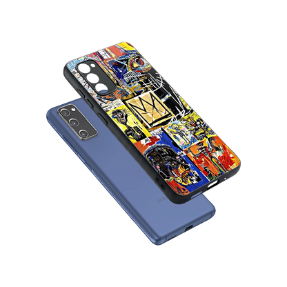 Royal Art sleek samsung galaxy s20 fe cover with tempered glass back and TPU edges