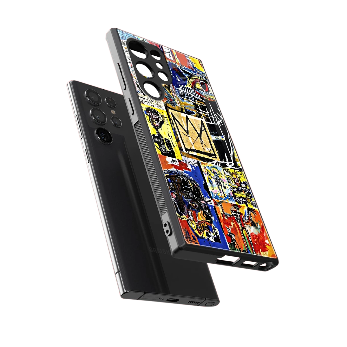 Royal Art sleek samsung galaxy s23 ultra cover with tempered glass back and TPU edges