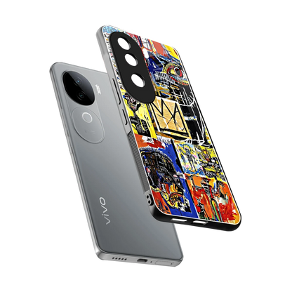 Royal Art sleek vivo v40e cover with tempered glass back and TPU edges