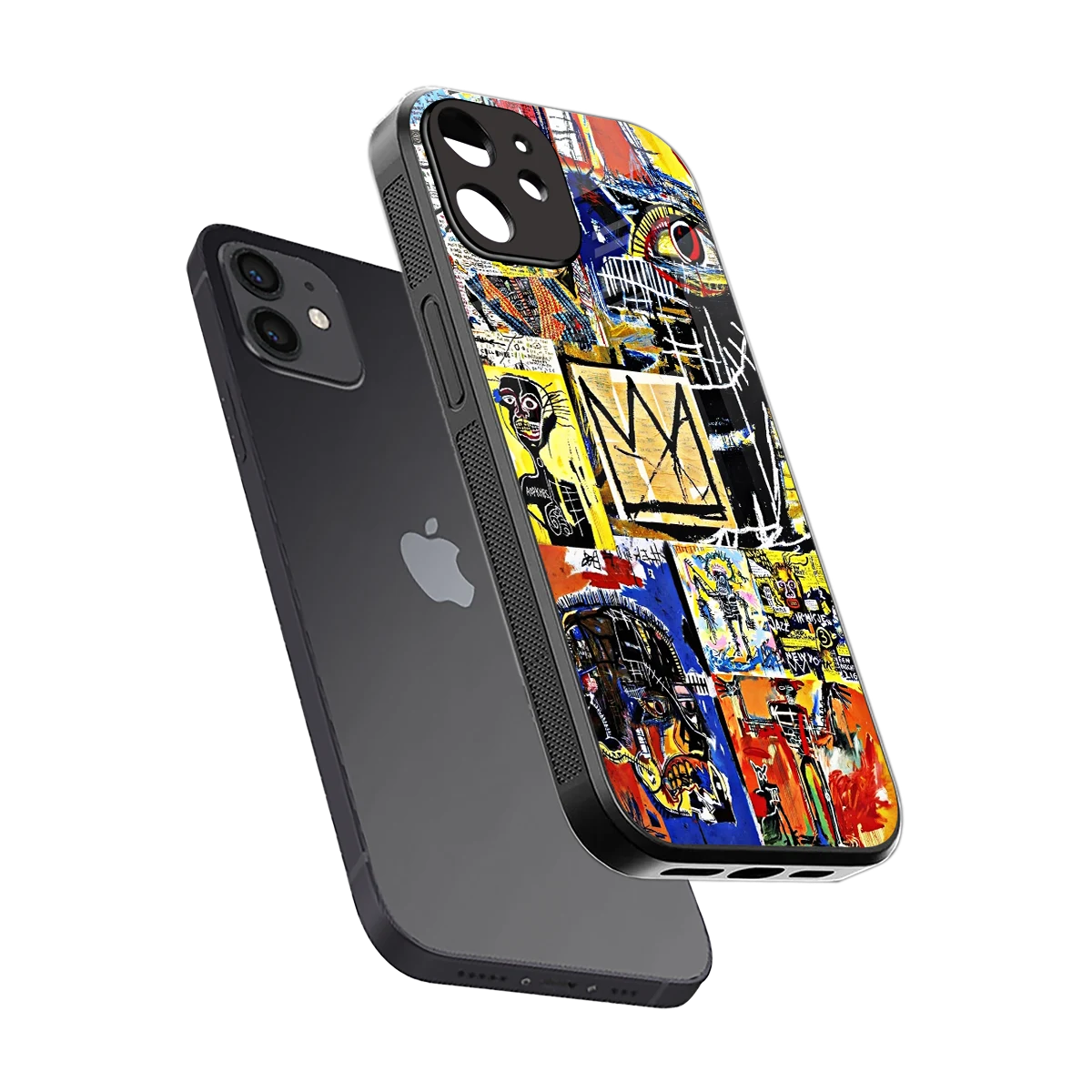 Royal Art sleek iphone 12 cover with tempered glass back and TPU edges