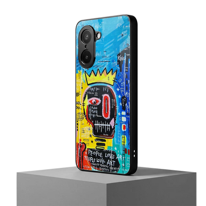 Royal Graffiti oneplus nord ce5 5g mobile cover | shockproof glass phone case