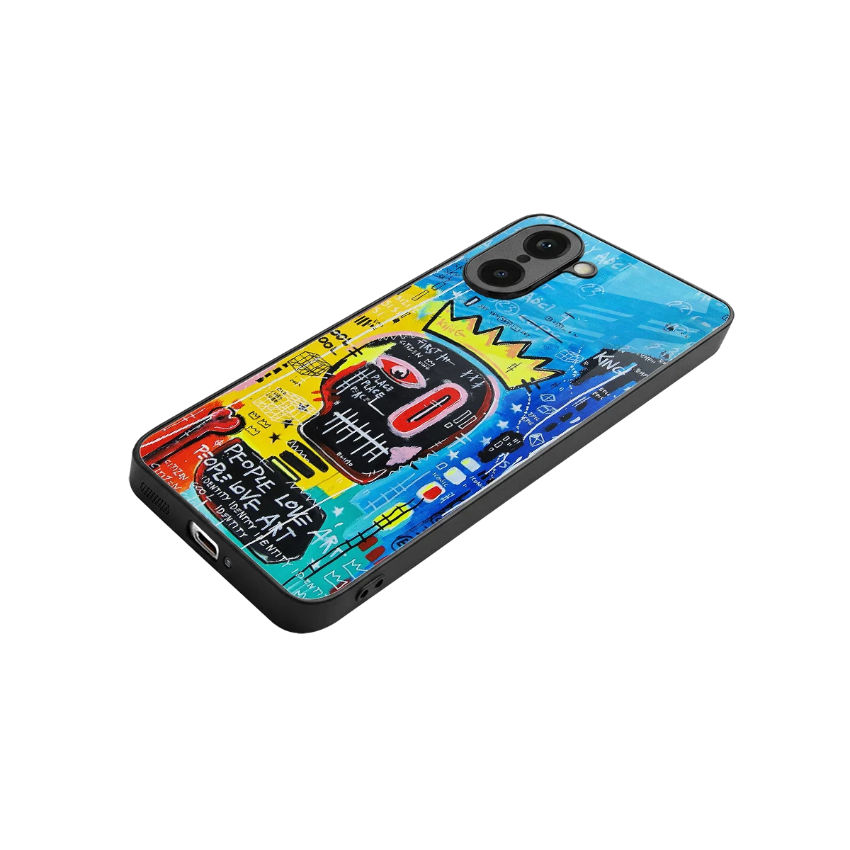 Royal Graffiti stylish phone case for oneplus nord ce5 5g | glossy glass and slim fit