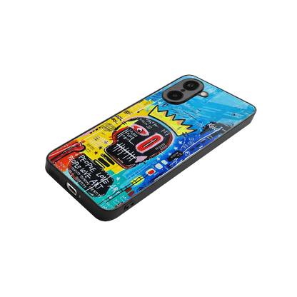 Royal Graffiti stylish phone case for oneplus nord ce5 5g | glossy glass and slim fit