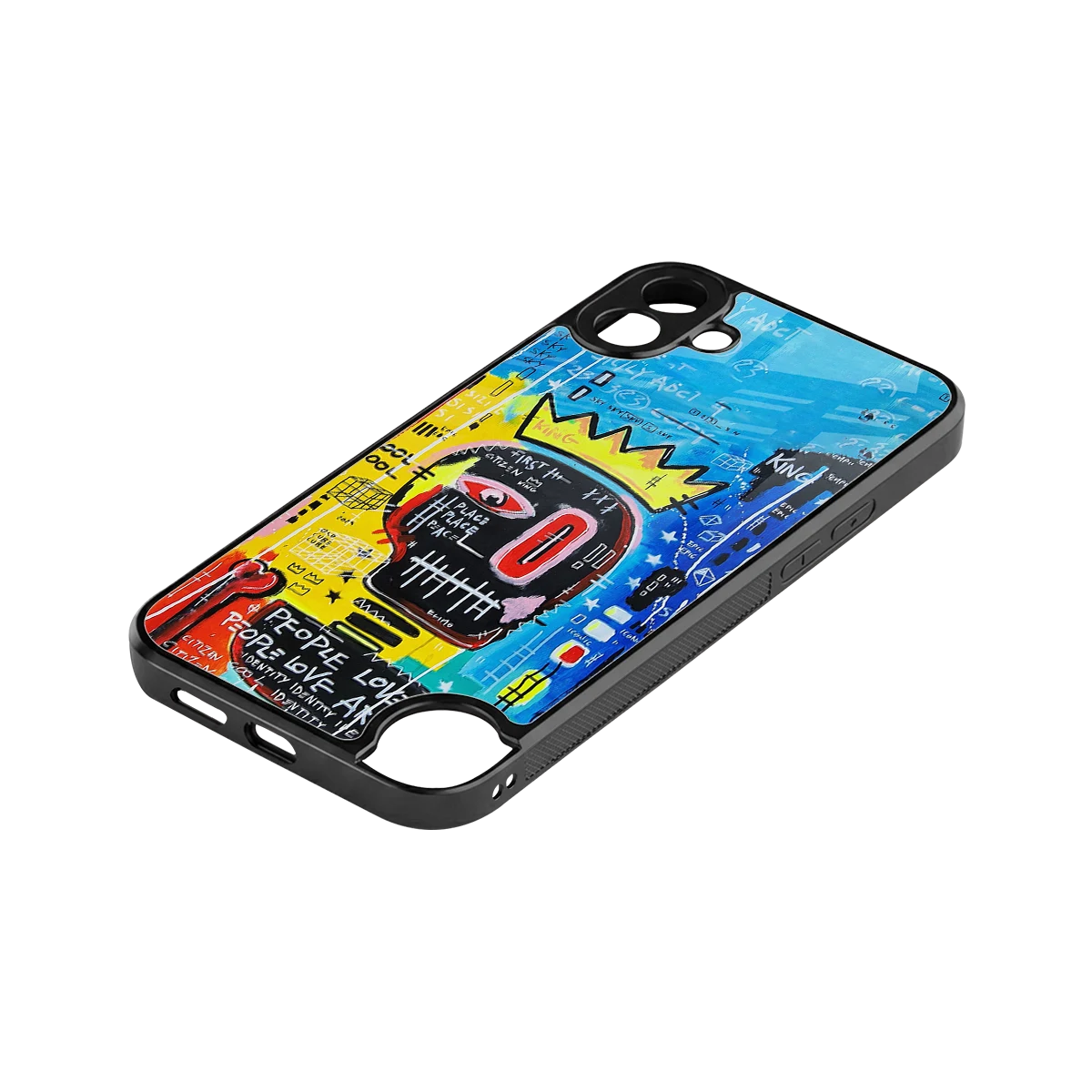Royal Graffiti stylish phone case for cmf nothing phone 1 | glossy glass and slim fit