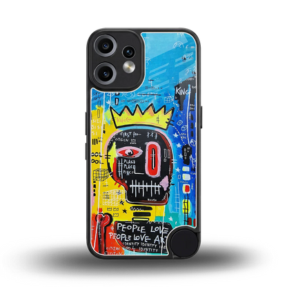 Royal Graffiti back phone cover | glass case for cmf nothing phone 2 pro